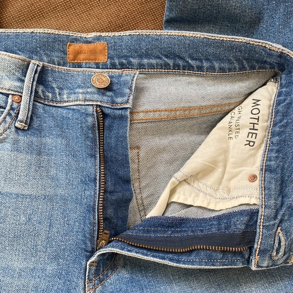 NWOT MOTHER HIGH WAISTED RASCAL ANKLE in LOVE GUN SZ 27 - Picture 9 of 11